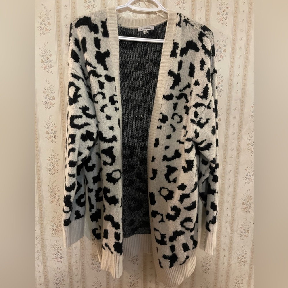 Leopard cardigan size small